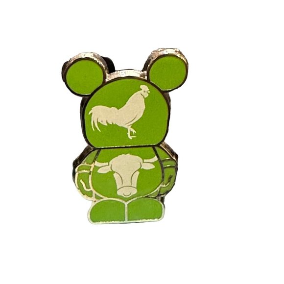 Disney Mickey Trading Pin Jr Mystery This That Vinylmation Chicken Beef Authenti - Picture 3 of 5